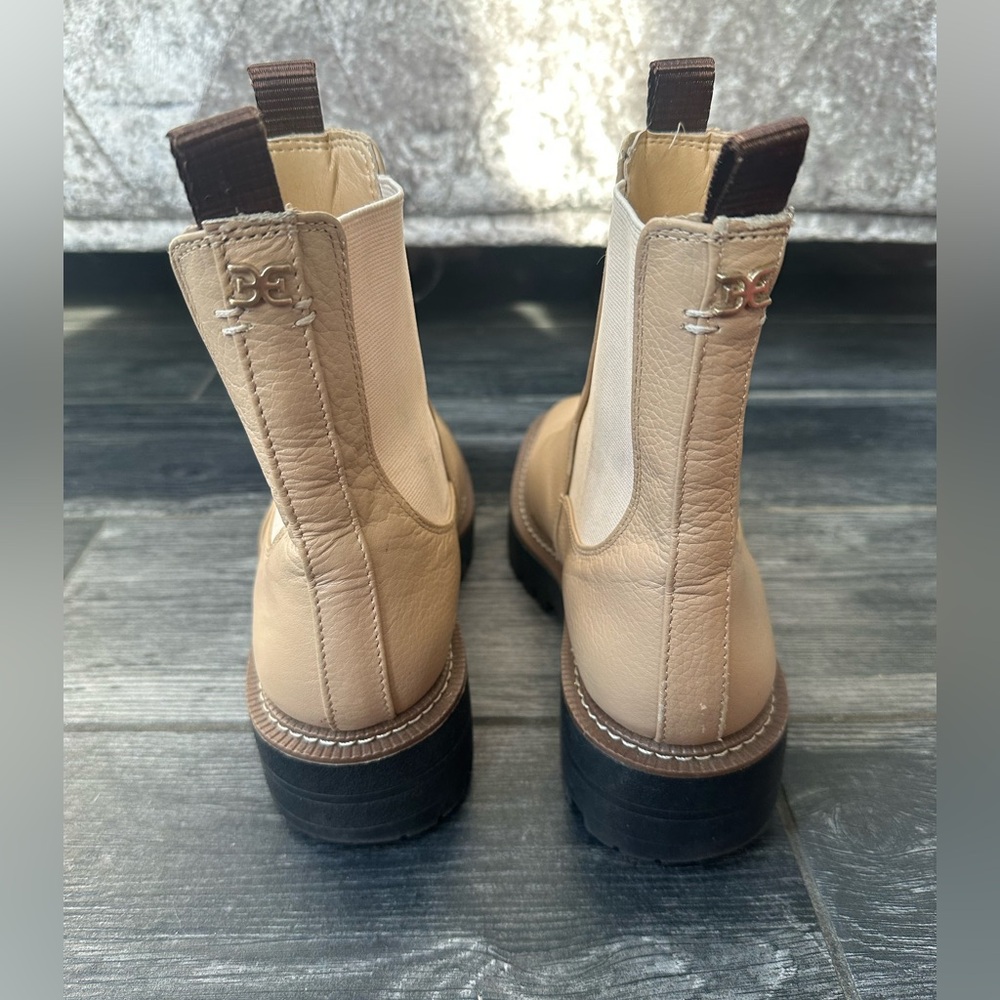 Sam Edelman Laguna Chelsea Boot in neutral beige size 6.5 - Picture 11 of 17